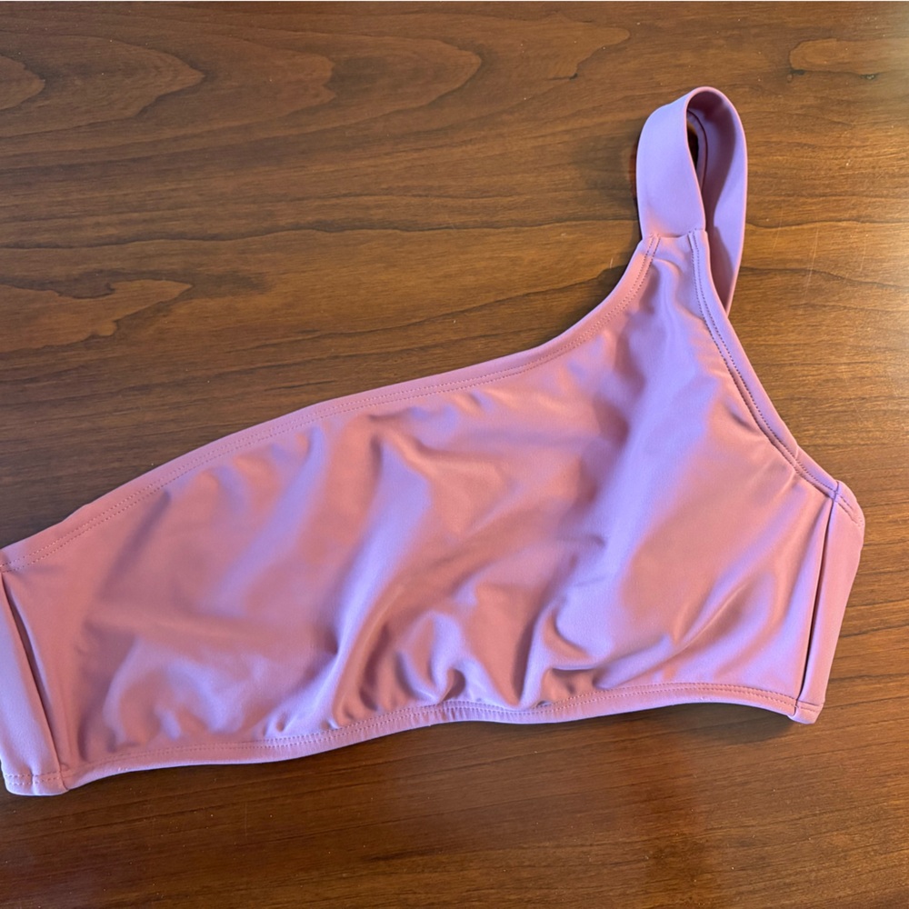 Trillium Dusty Rose One-Shoulder Bikini Bottom